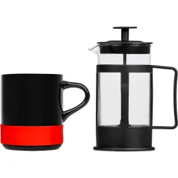 Kooshty Mixalot Black Koffee Set Red